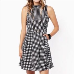 Charming Charlie Mod Squad Polka-dot dress